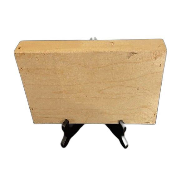 Vintage Wood Salmon Box North West Fish Sliding Lid Stash Box - Picture 3 of 5